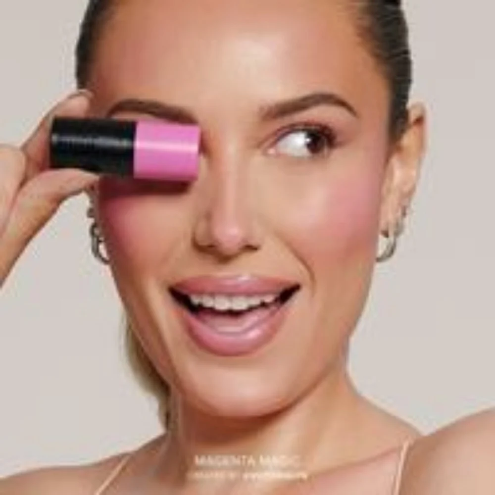 NUDESTIX Magenta Magic Glow Core All Over Cream Blush, Lip & Eye Makeup Stick